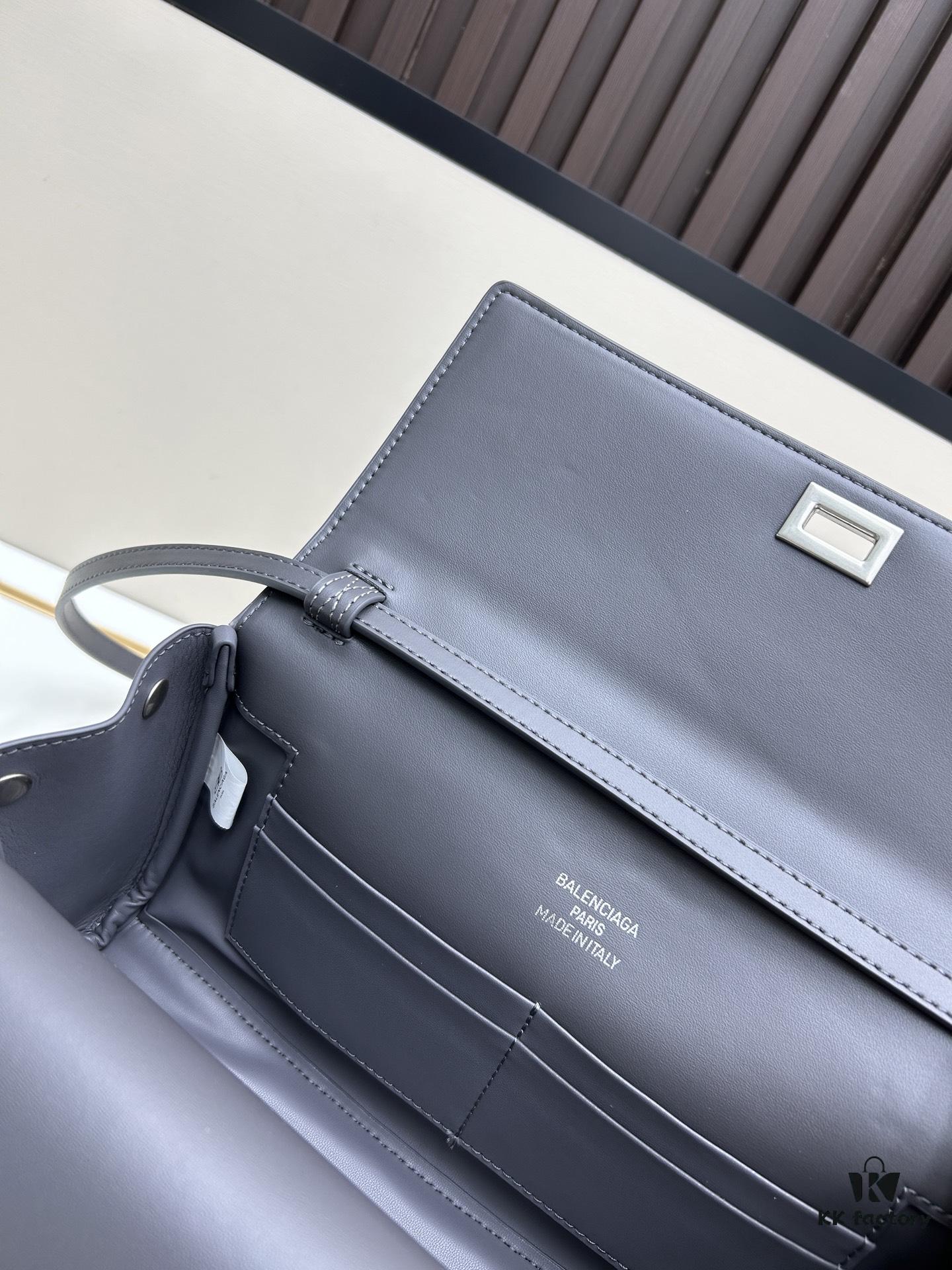 Luxury Gift Box 🎁 Balenciaga Paris Model 8896, Size 27x14x5cm, Full-Grain Leather, 2025 New Arrival Boutique Tote Bag 🛍️ Essential for Early Risers