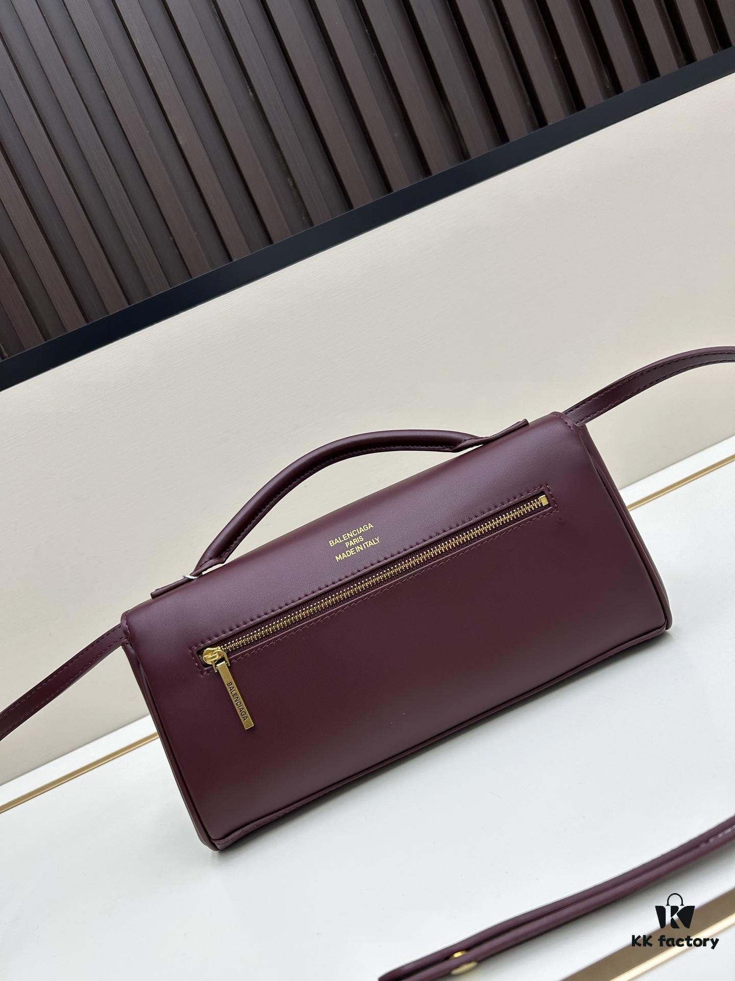 Luxury Gift Box Included 🎁, Balenciaga Model 8896, Size 27x14x5cm, Full-Grain Leather, 2025 New Minimalist Tote Bag 🛍️ Essential for Early Risers