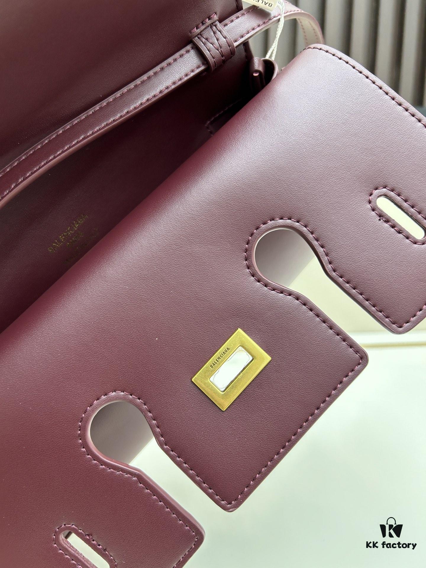 Luxury Gift Box Included 🎁, Balenciaga Model 8896, Size 27x14x5cm, Full-Grain Leather, 2025 New Minimalist Tote Bag 🛍️ Essential for Early Risers