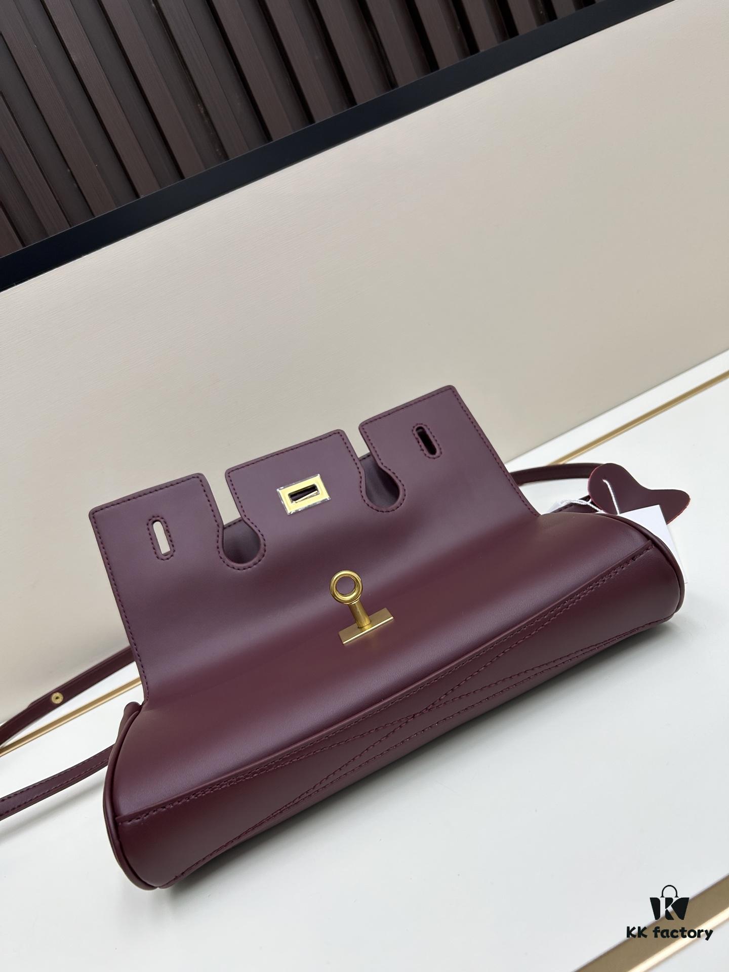 Luxury Gift Box Included 🎁, Balenciaga Model 8896, Size 27x14x5cm, Full-Grain Leather, 2025 New Minimalist Tote Bag 🛍️ Essential for Early Risers