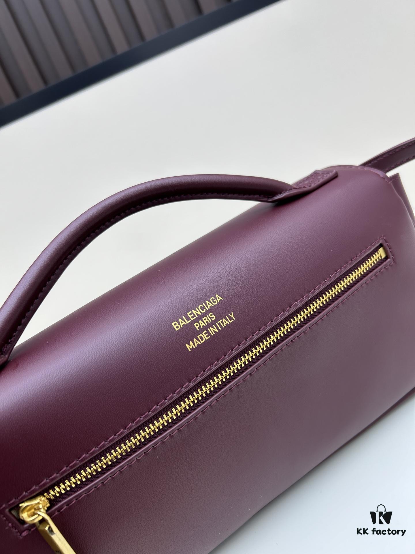 Luxury Gift Box Included 🎁, Balenciaga Model 8896, Size 27x14x5cm, Full-Grain Leather, 2025 New Minimalist Tote Bag 🛍️ Essential for Early Risers