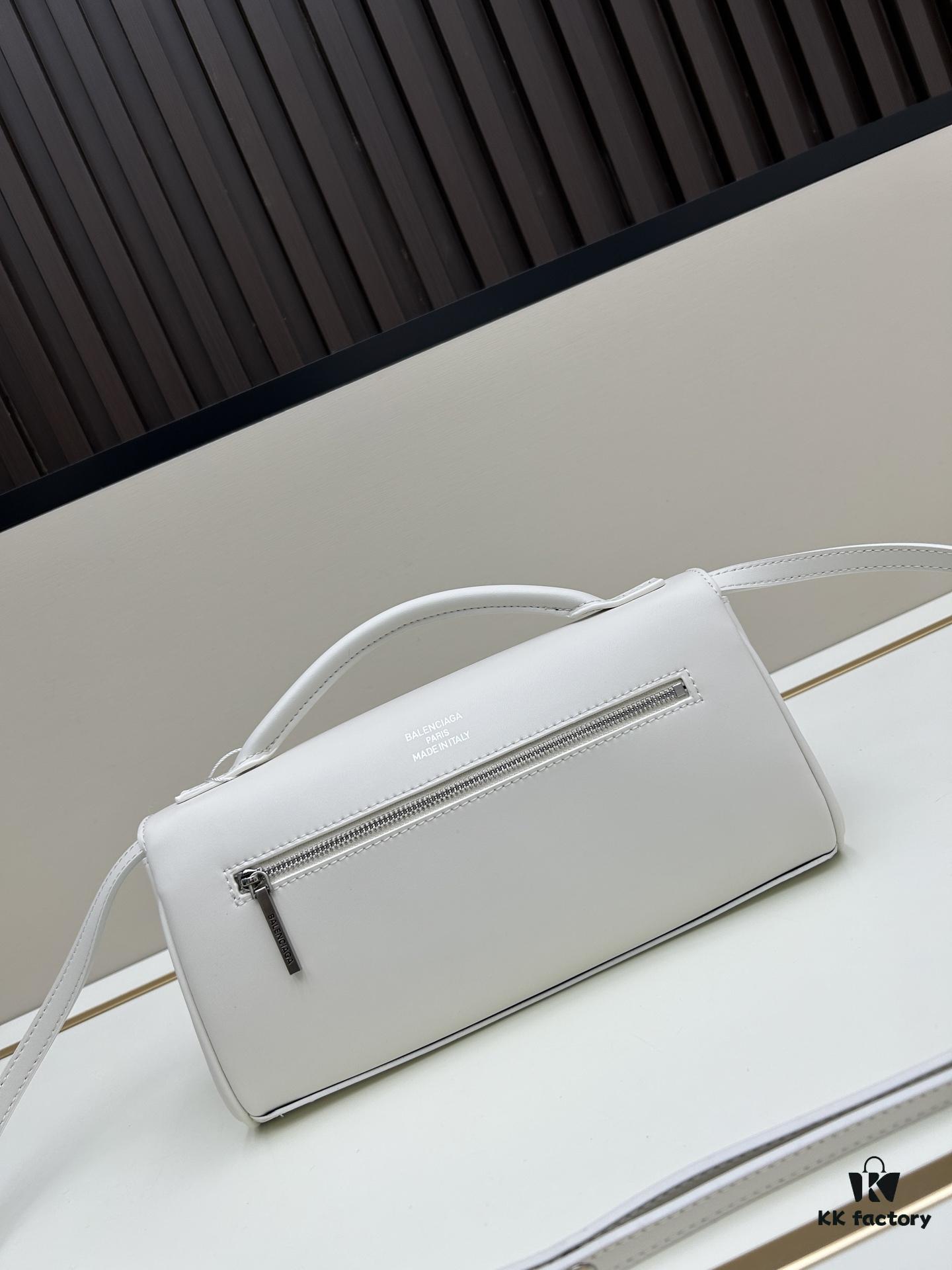 Gift Box Included 🎁, Balenciaga Model 8896, Size 27x14x5cm, Full-Grain Leather, 2025 New Minimalist Tote Bag 🛍️ Essential for Early Risers