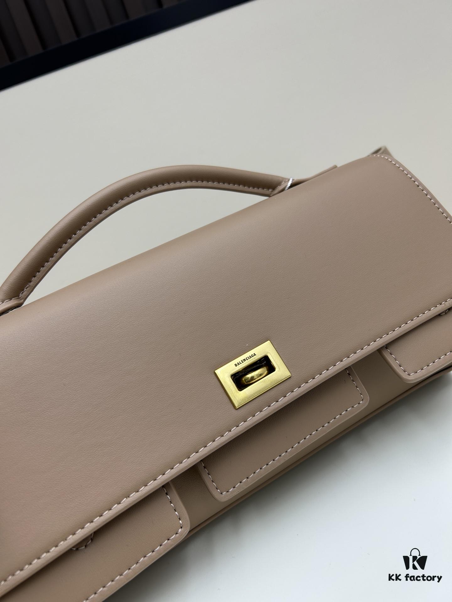 Gift Box Included 🎁, Balenciaga Model 8896, Size 27x14x5cm, Full-Grain Leather, 2025 New Arrival Boutique Tote Bag 🛍️ Essential for Early Risers