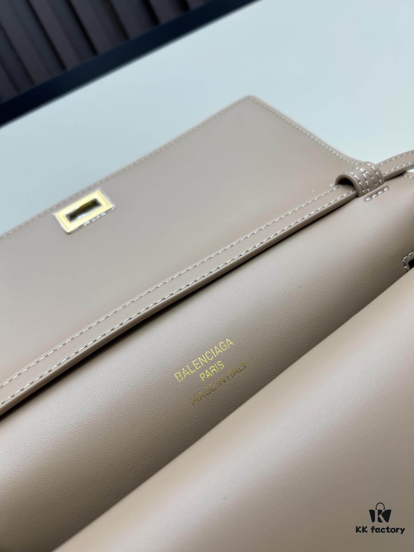 Gift Box Included 🎁, Balenciaga Model 8896, Size 27x14x5cm, Full-Grain Leather, 2025 New Arrival Boutique Tote Bag 🛍️ Essential for Early Risers