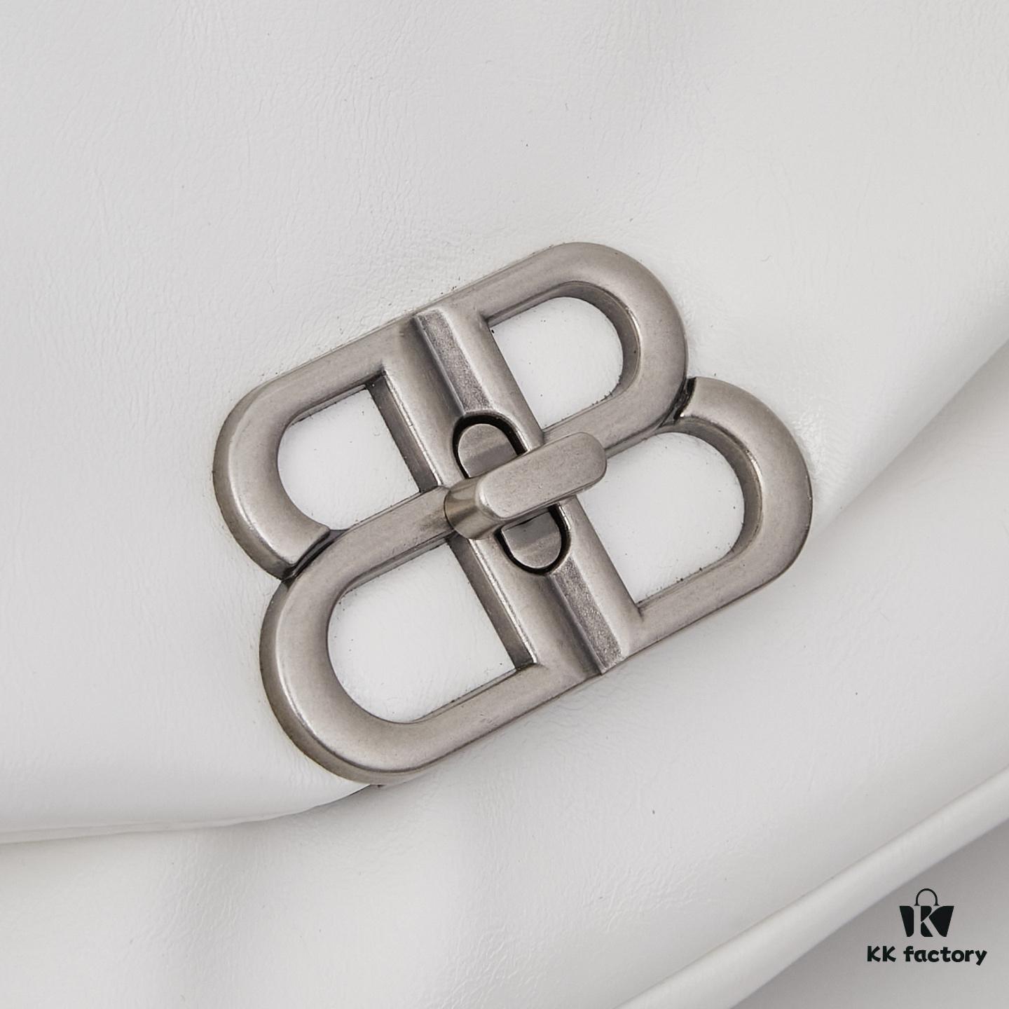 Balenciaga Monaco Small Shoulder Bag in Plain Weave - New Arrival