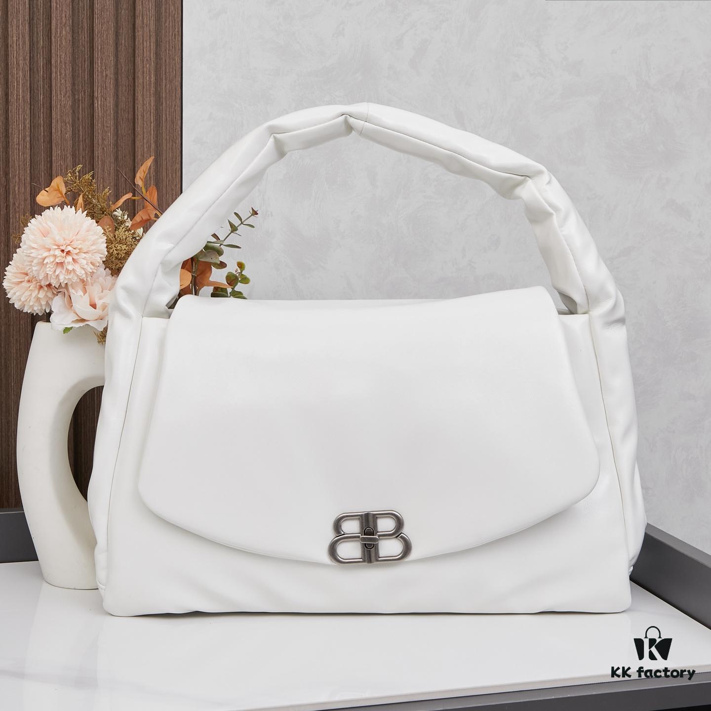 Oversized Balenciaga Monaco Tote Shoulder Bag