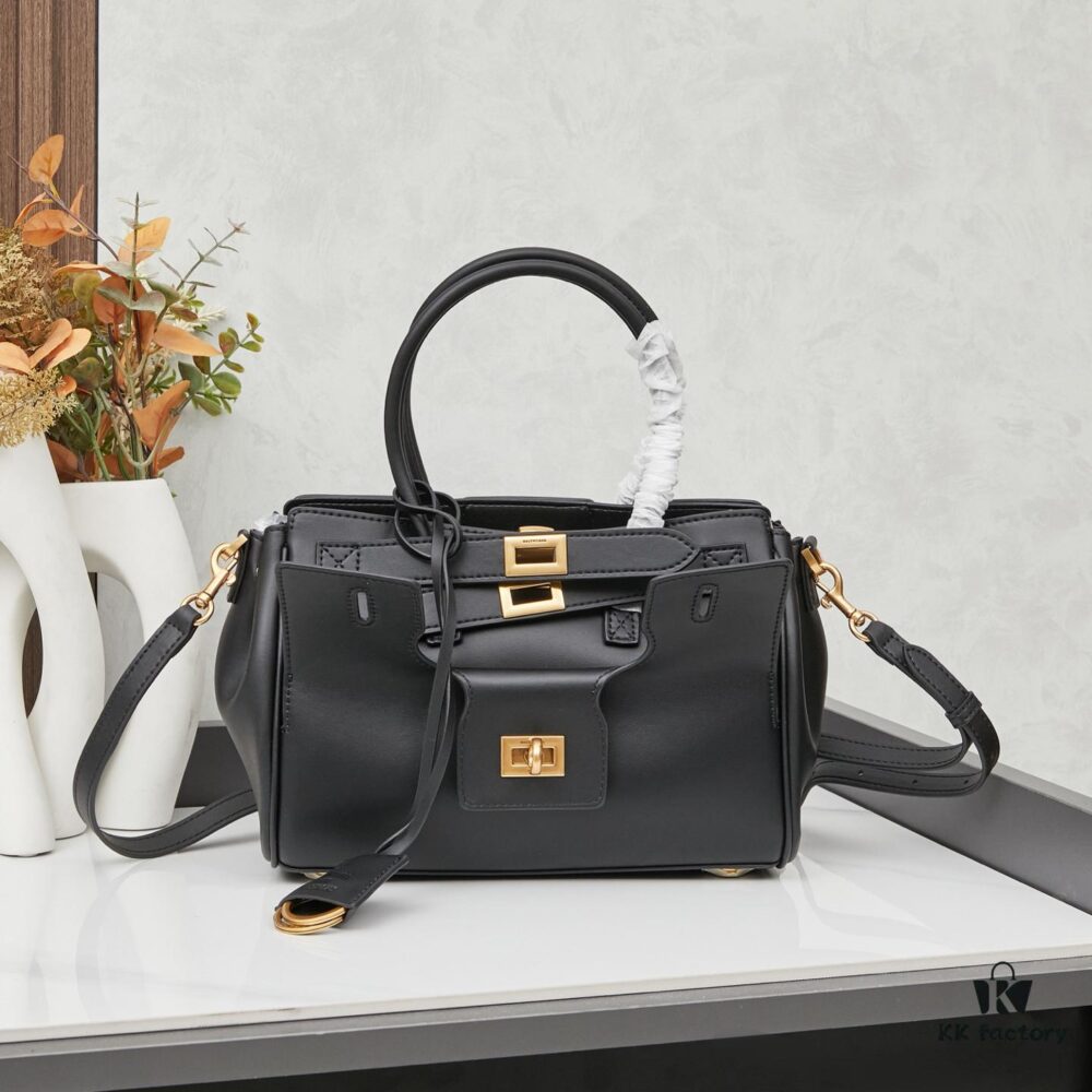 Balenciaga Belair Bag in Black, Inspired by Kim Kardashian's Style