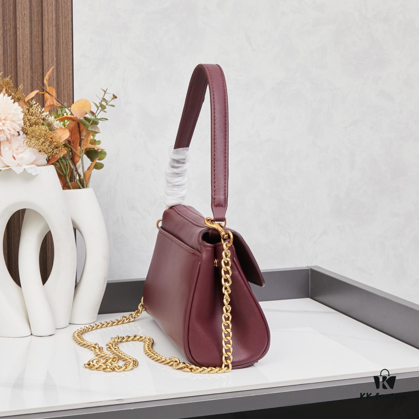 New Arrival BALENCIAGA Rodeo Nano Chain Bag in Calfskin - Black