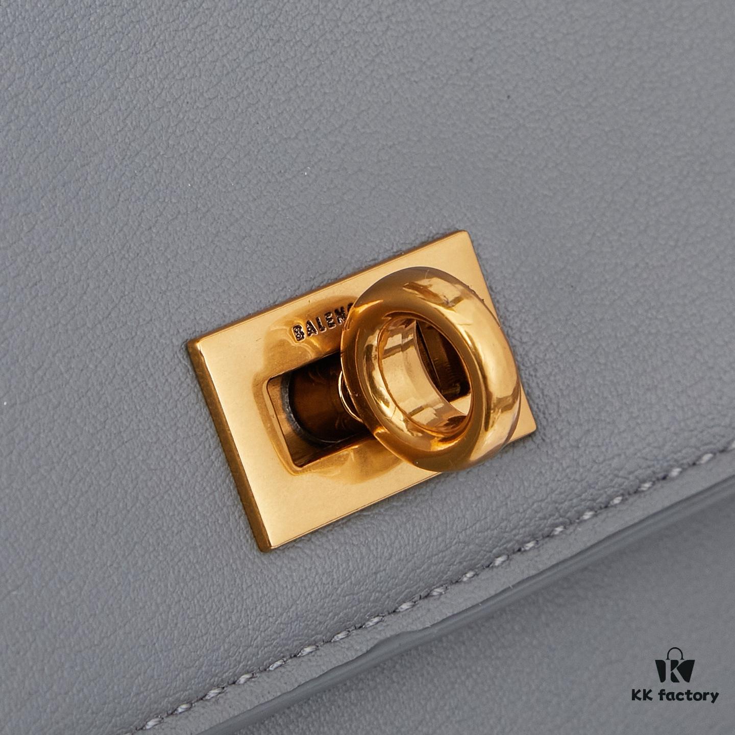 New Arrival BALENCIAGA Rodeo Nano Chain Bag in Calfskin - Black