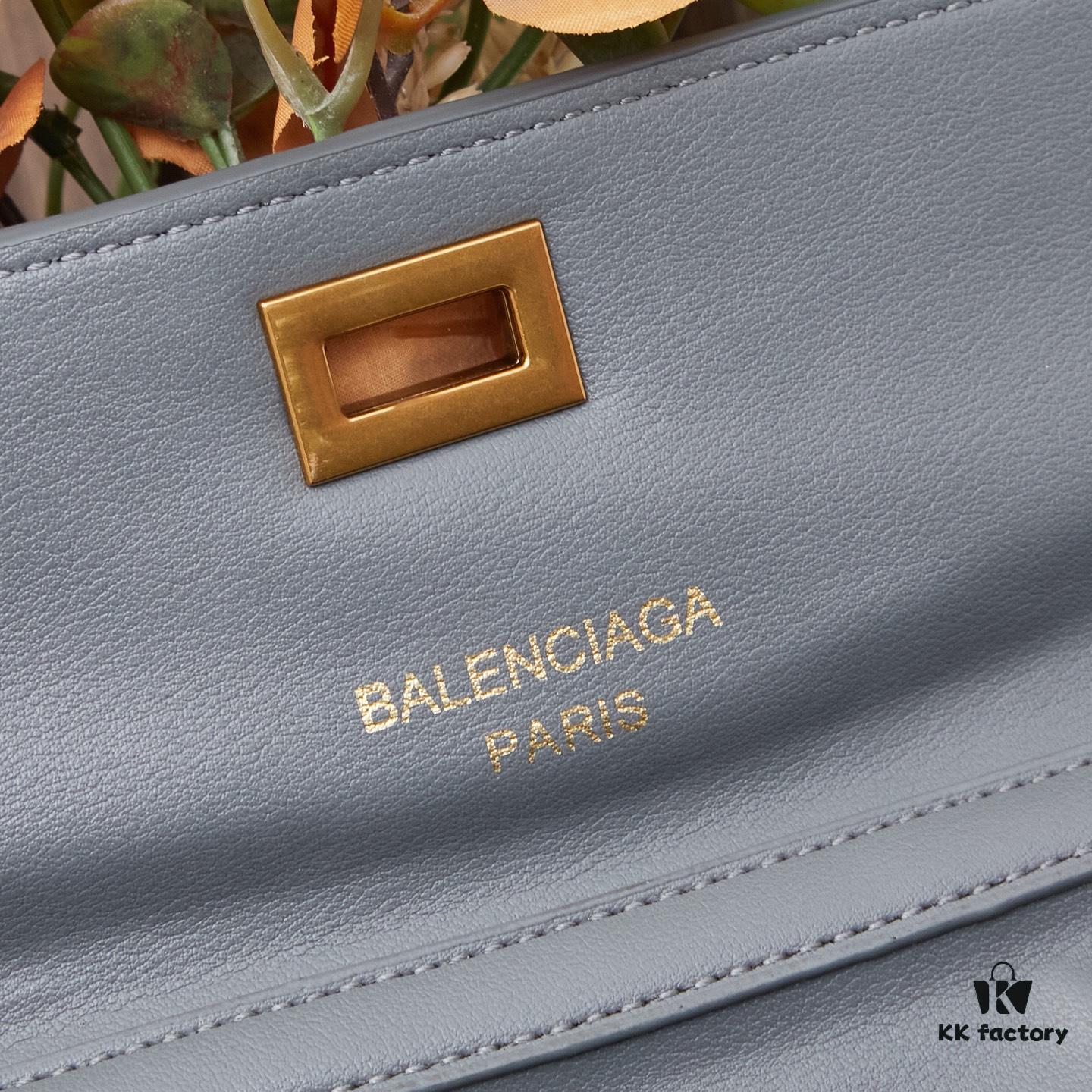 New Arrival BALENCIAGA Rodeo Nano Chain Bag in Calfskin - Black