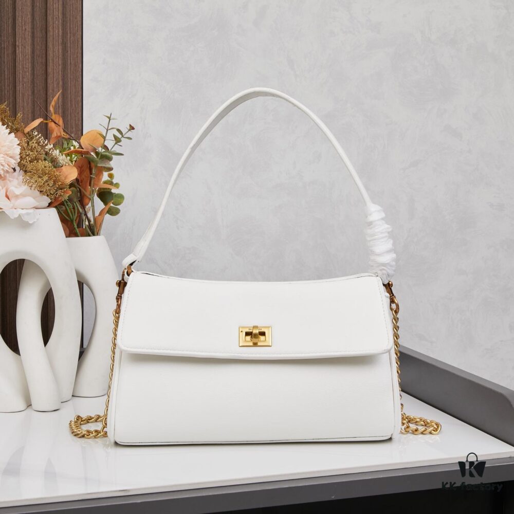 New Arrival BALENCIAGA Rodeo Nano Chain Bag in Cowhide - Black