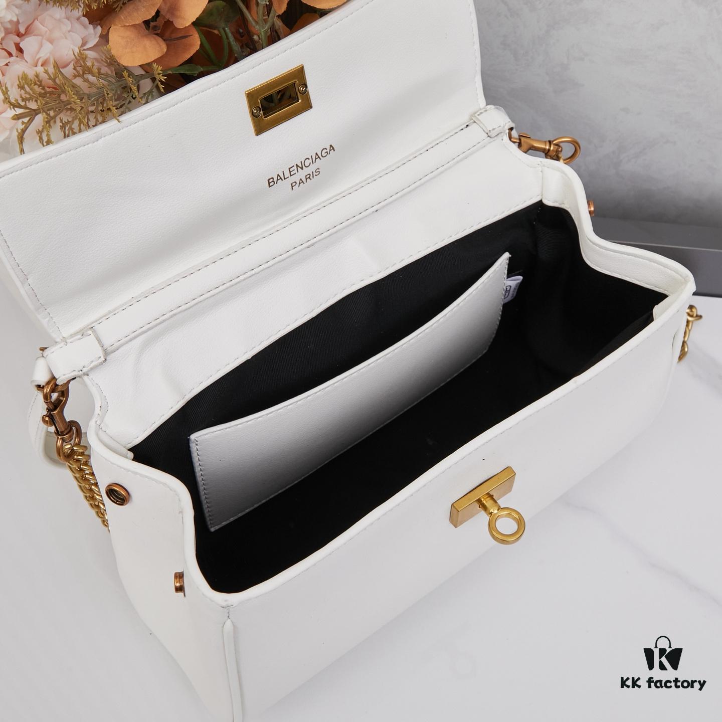 New Arrival BALENCIAGA Rodeo Nano Chain Bag in Cowhide - Black