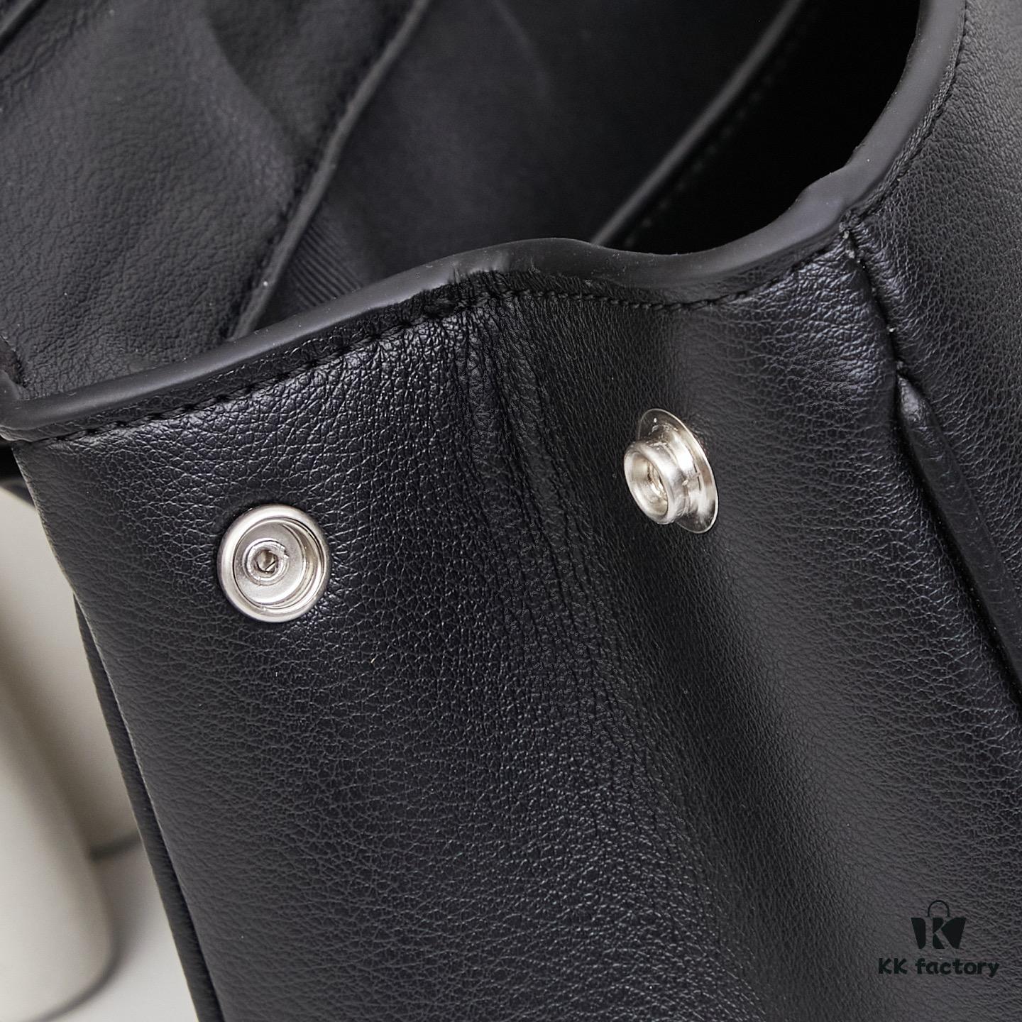 New Arrival BALENCIAGA Rodeo Nano Chain Bag in Black Calfskin with Box