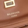 New Arrival Balenciaga Rodeo Nano Chain Bag with Box - Calfskin Version, Black