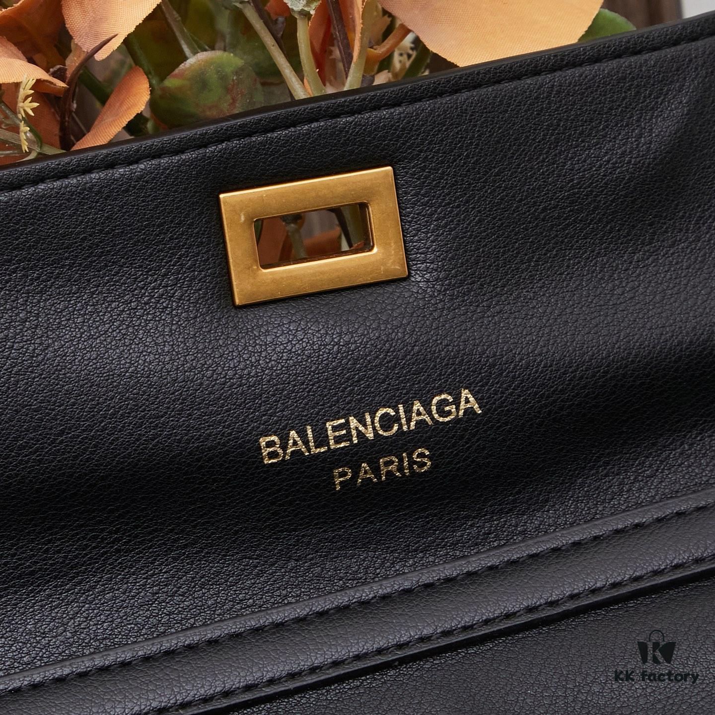 New Arrival BALENCIAGA Rodeo Nano Chain Bag in Calfskin - Black 6004