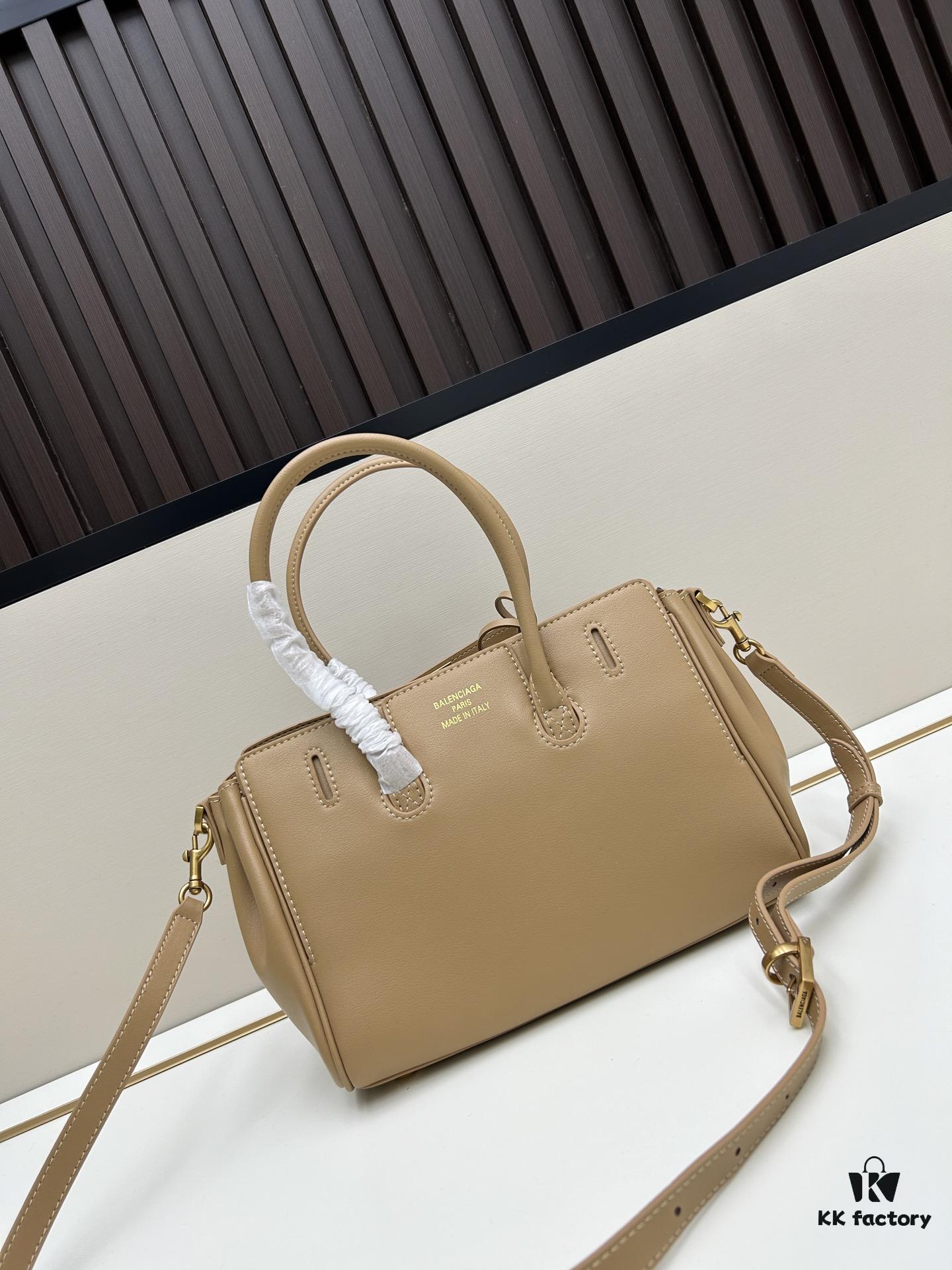 Balenciaga Belair Bag Inspired by Kim Kardashian's Style - Black Motorcycle Knee-High Boots