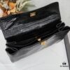 Large Crocodile-Embossed BALENCIAGA Paris Rodeo Series Handbag & Crossbody Bag