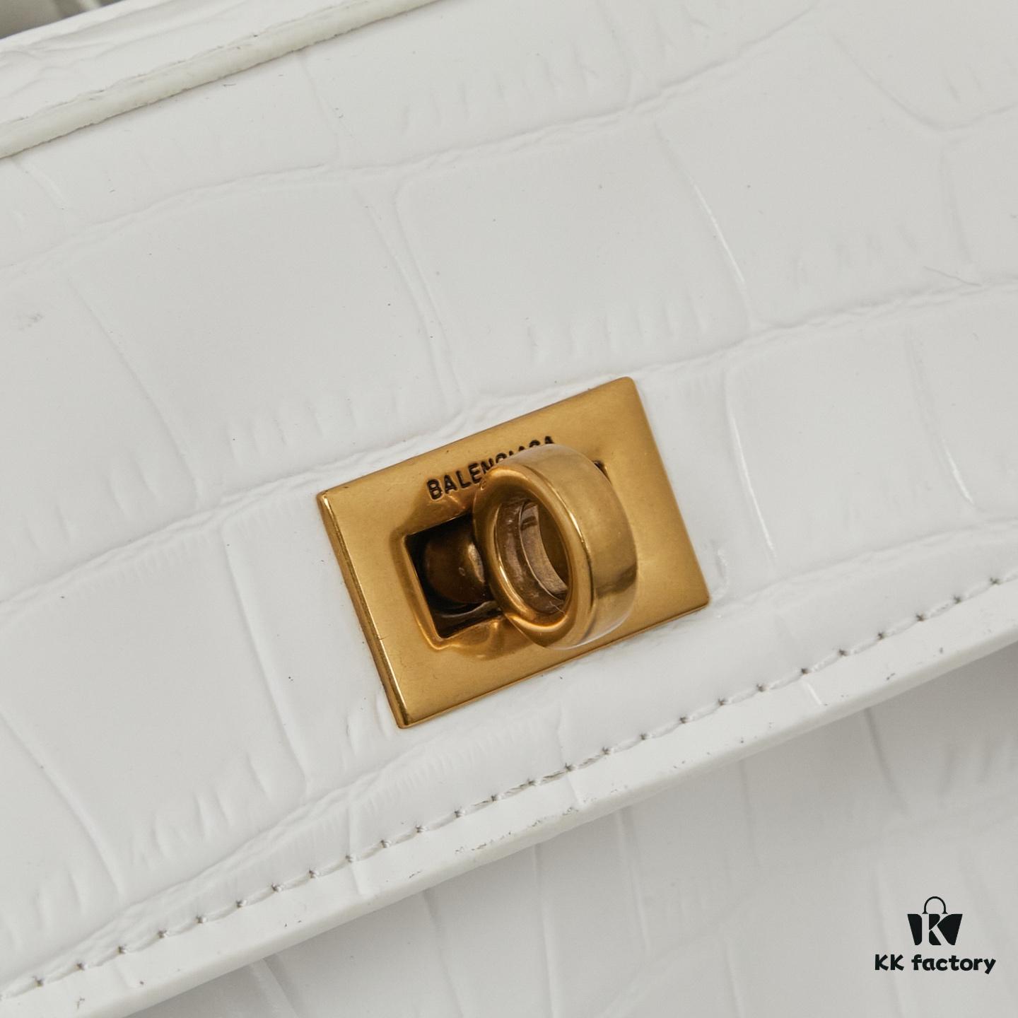 Large Crocodile-Texture BALENCIAGA Paris Fashion! RODEO Series – Latest Model Handbag Crossbody Bag