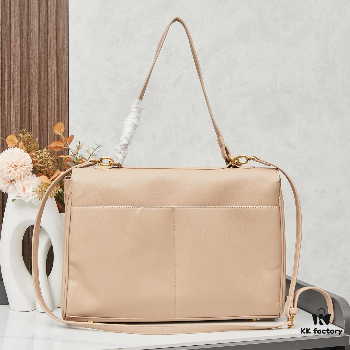 Large Smooth Leather BALENCIAGA Paris Fashion! RODEO Series Handbag Crossbody Bag with Box