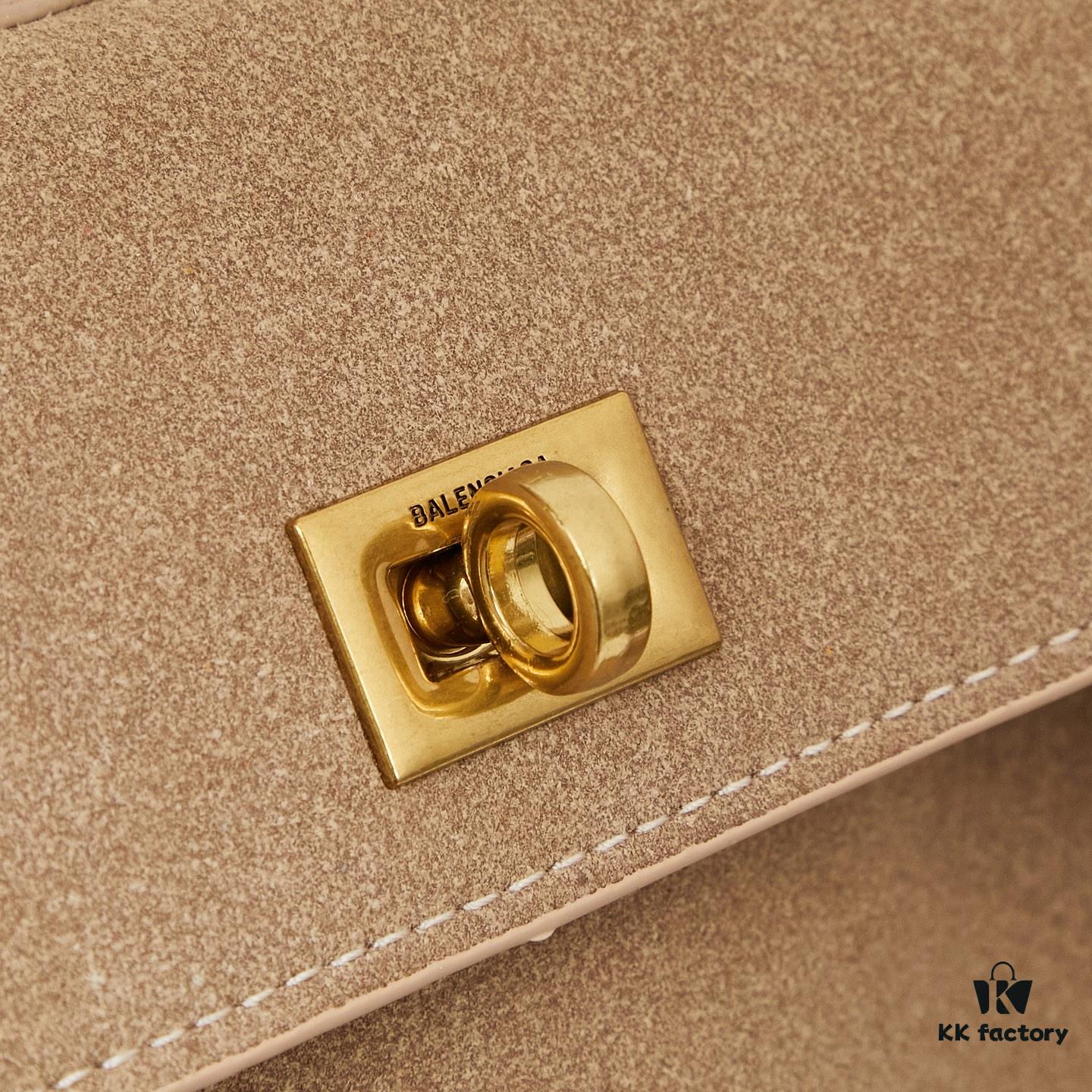 Large Matte BALENCIAGA Paris Fashion Rodeo Series Handbag & Crossbody Bag with Box