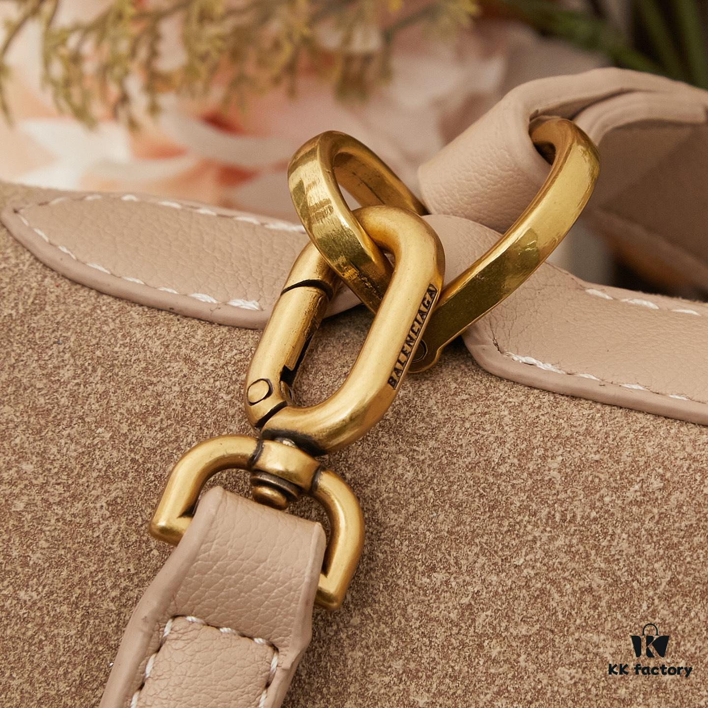 Large Matte BALENCIAGA Paris Fashion Rodeo Series Handbag & Crossbody Bag with Box