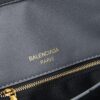 Large Matte Black BALENCIAGA Paris Fashion Rodeo Series Handbag & Crossbody Bag with Box