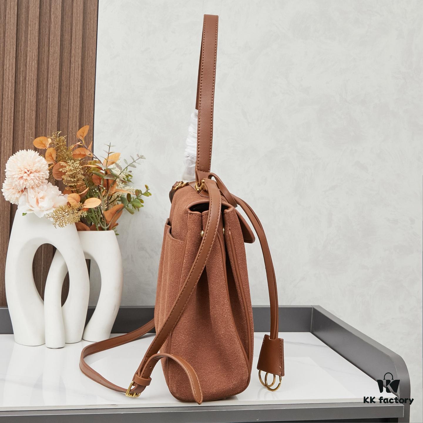 Large Matte Black BALENCIAGA Rodeo Bag with Box – Latest Model, Italian Smooth Calfskin Leather, Detachable Strap, Gold-Tone Hardware