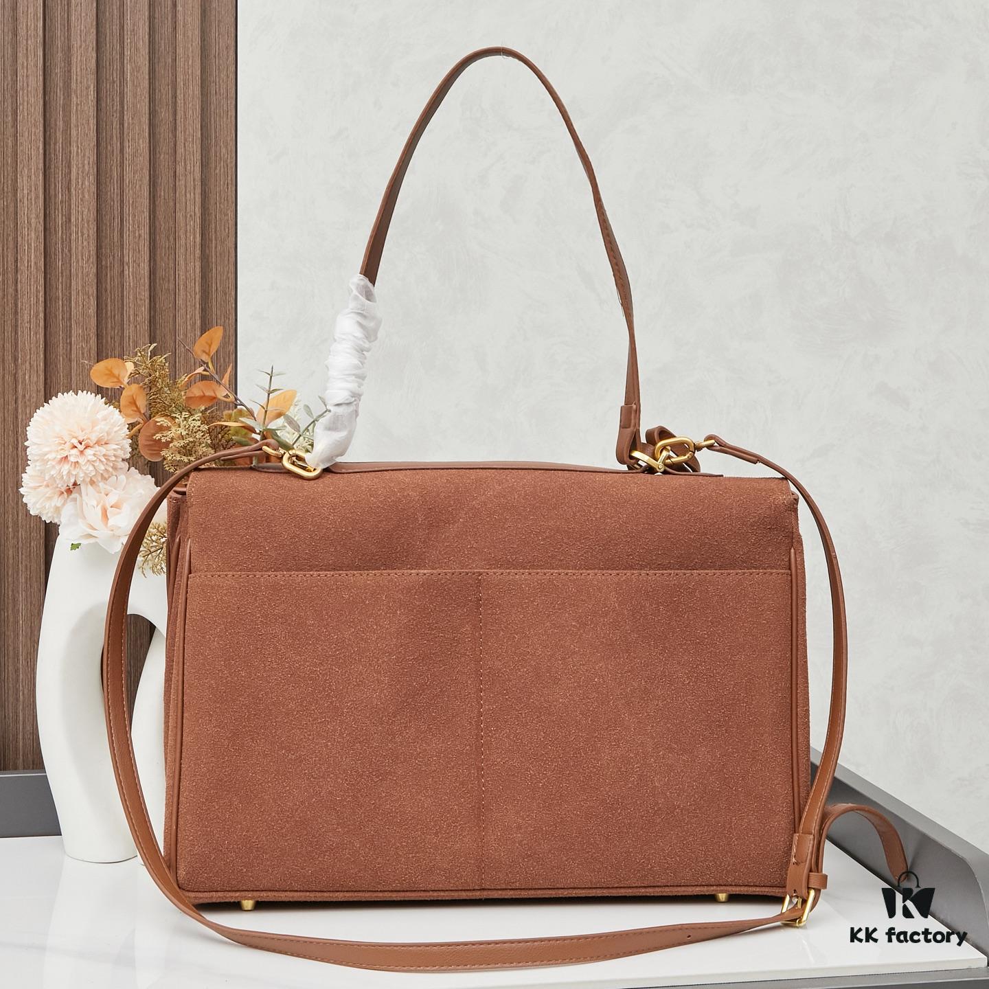 Large Matte Black BALENCIAGA Rodeo Bag with Box – Latest Model, Italian Smooth Calfskin Leather, Detachable Strap, Gold-Tone Hardware