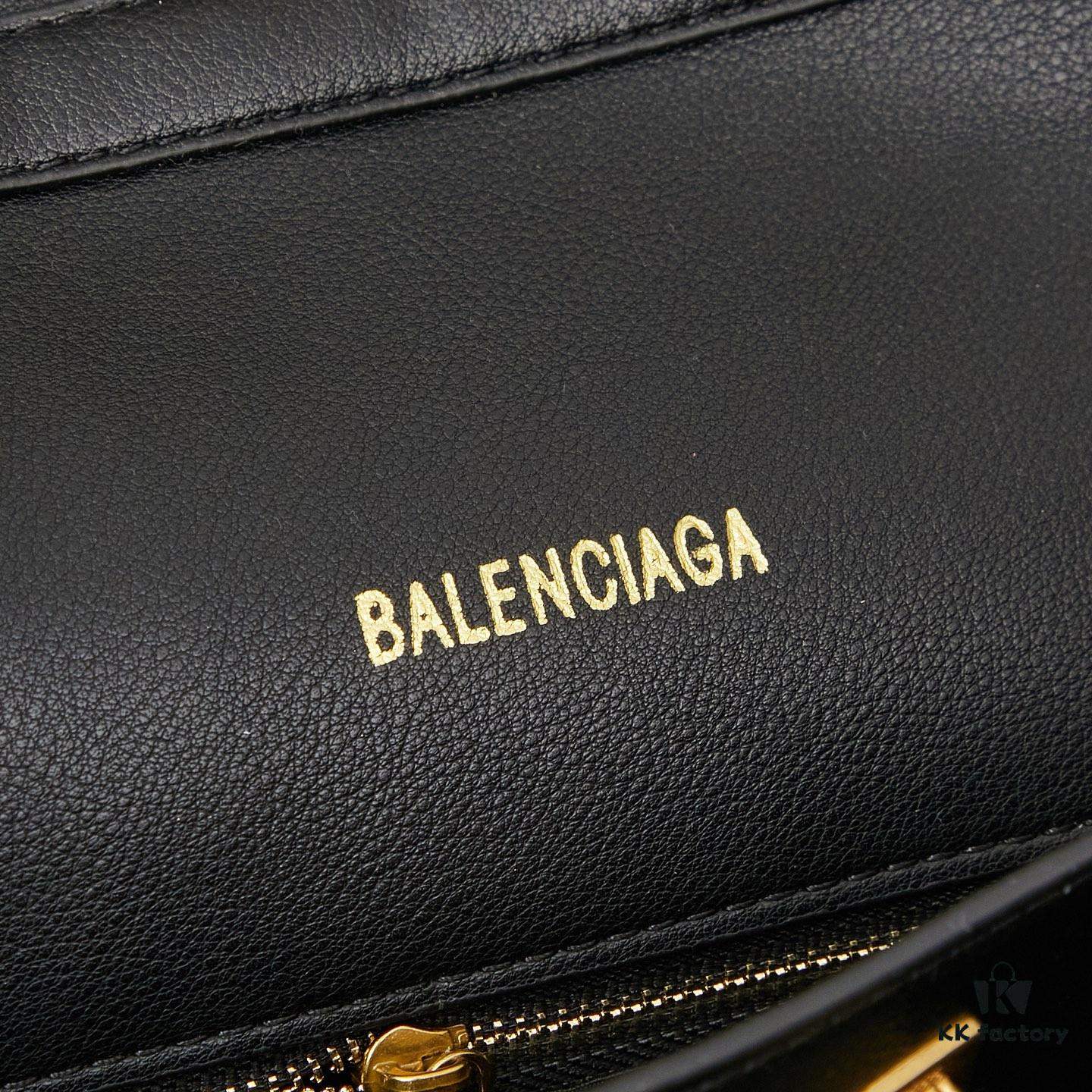 Large Fabric and Leather BALENCIAGA Paris Fashion! RODEO Series Handbag Crossbody Bag