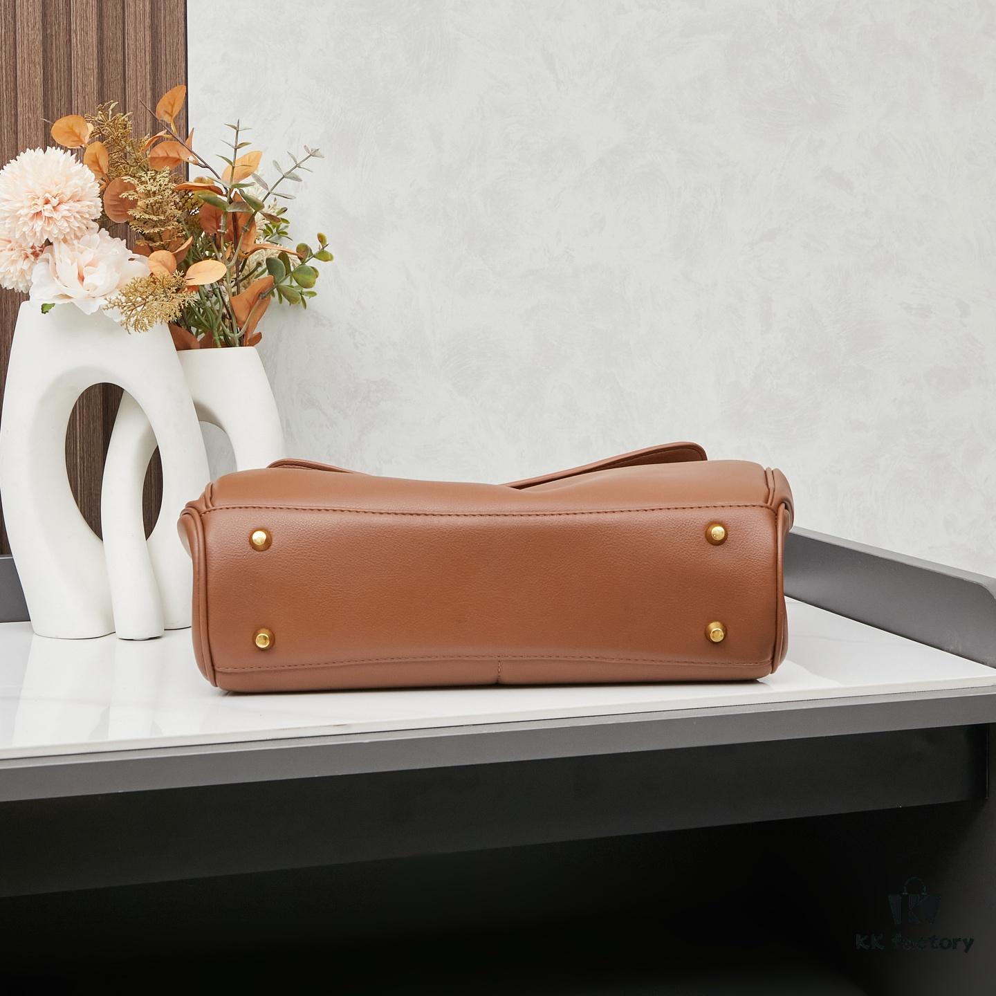 Small Rodeo Bag by BALENCIAGA – Smooth Black Calfskin with Box, Made in Italy