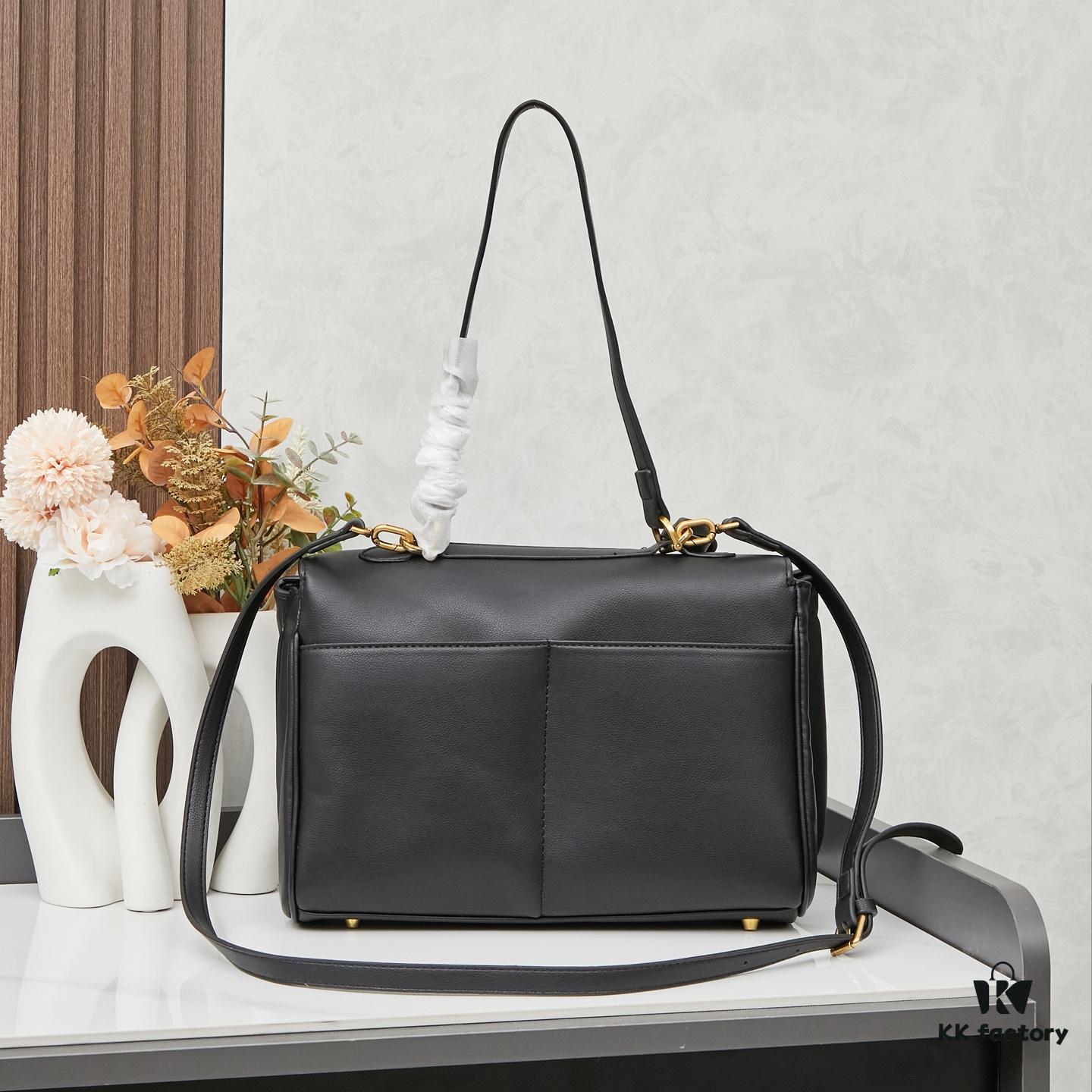 Small Rodeo Bag in Smooth Black Calfskin with Box | BALENCIAGA Paris