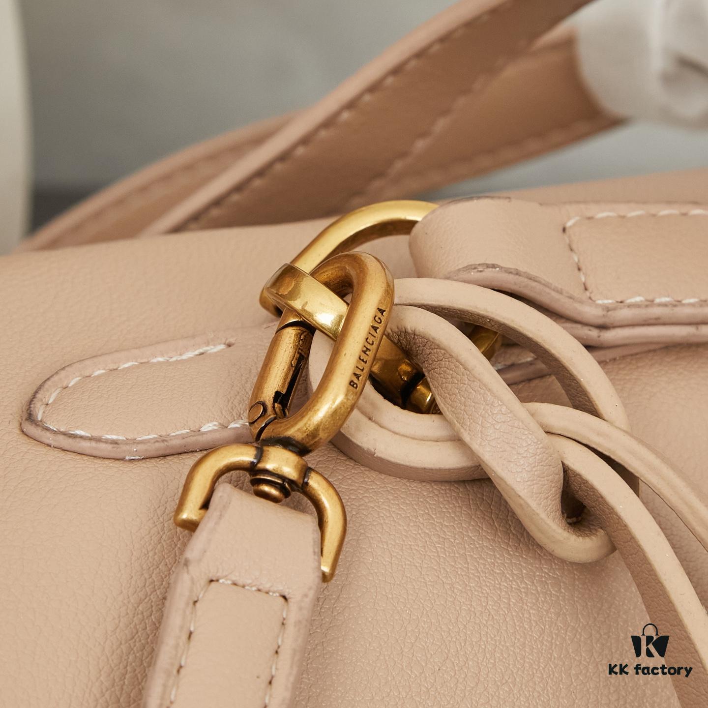 BALENCIAGA Paris Fashion! Rodeo Series! Small Smooth Leather Handbag Crossbody Bag with Box