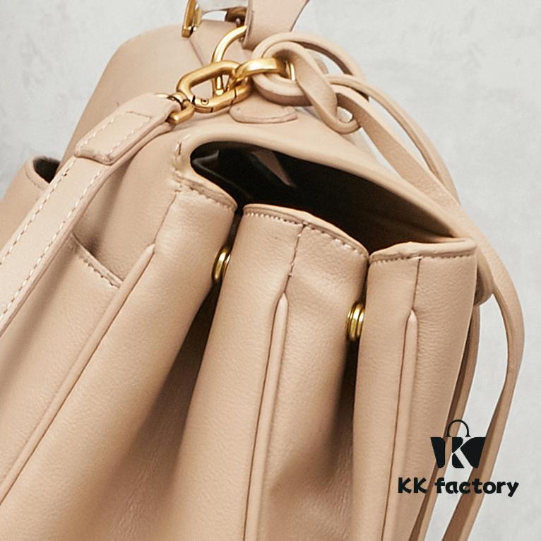 BALENCIAGA Paris Fashion! Rodeo Series! Small Smooth Leather Handbag Crossbody Bag with Box