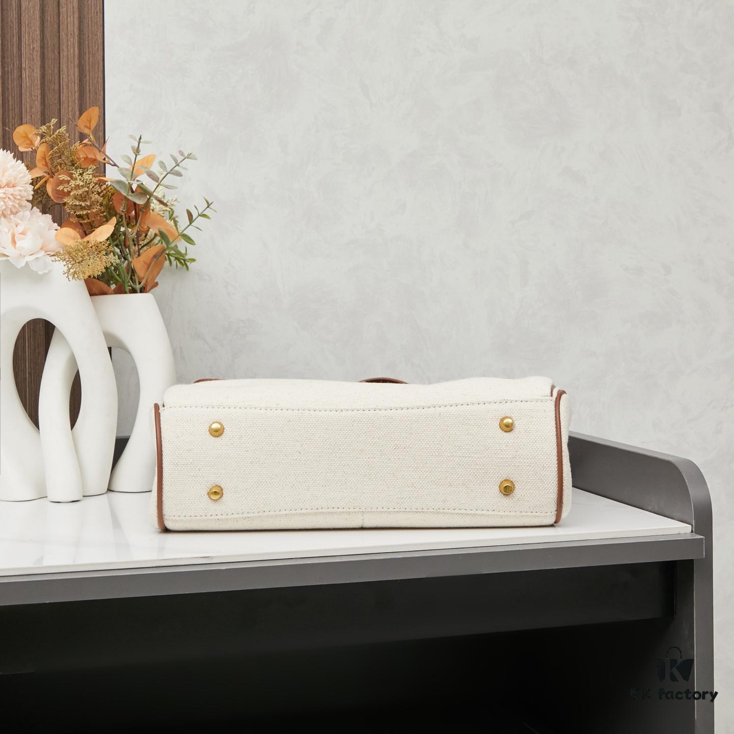 Small Fabric and Leather BALENCIAGA Paris Fashion! RODEO Series Handbag Crossbody Bag