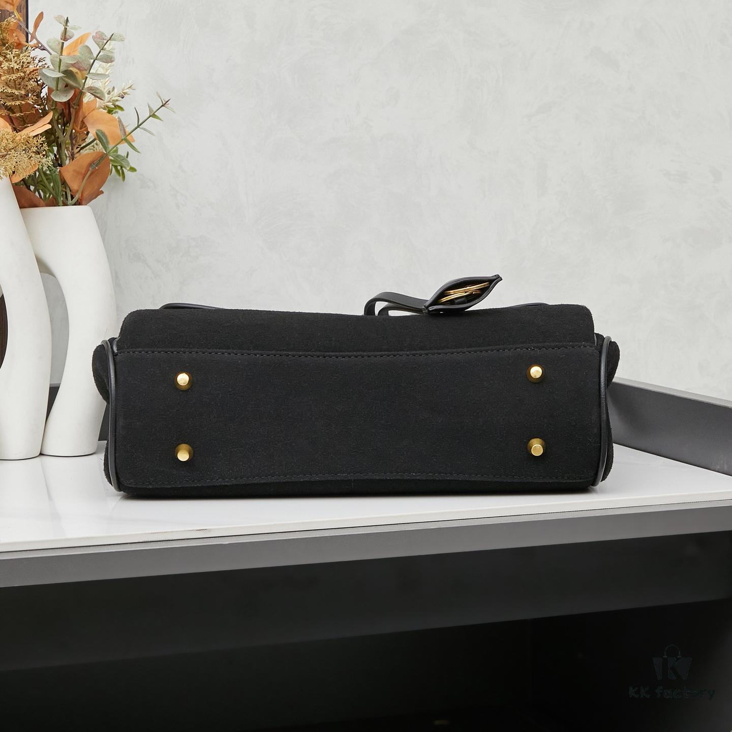 Small Matte Black BALENCIAGA Paris Fashion! RODEO Series Handbag Crossbody Bag Latest Version!