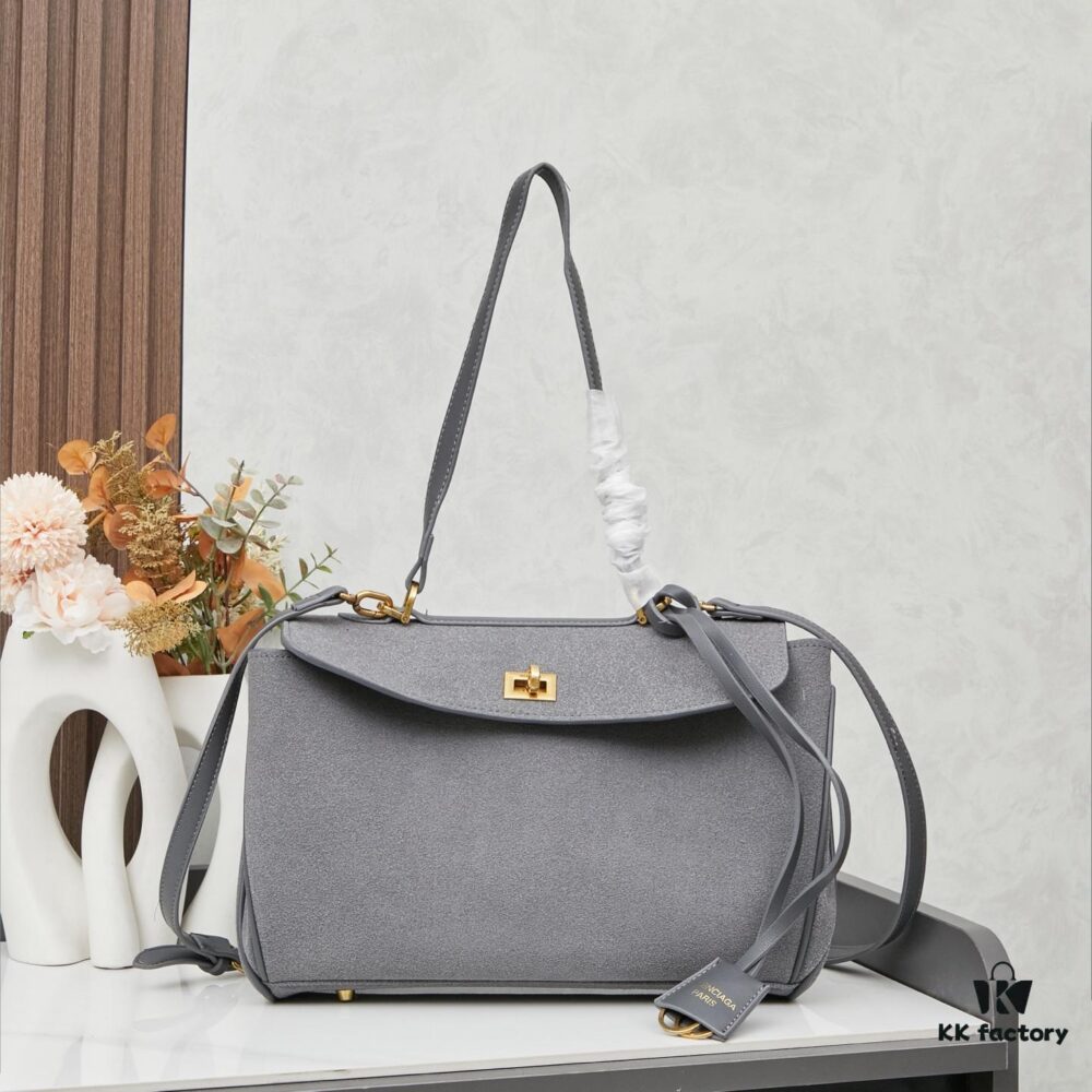Small Matte Black BALENCIAGA Paris Fashion! RODEO Series Handbag Crossbody Bag - Latest Model
