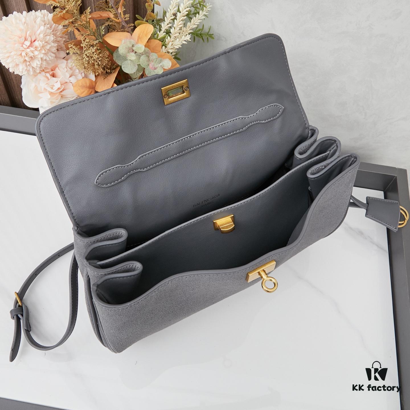 Small Matte Black BALENCIAGA Paris Fashion! RODEO Series Handbag Crossbody Bag - Latest Model