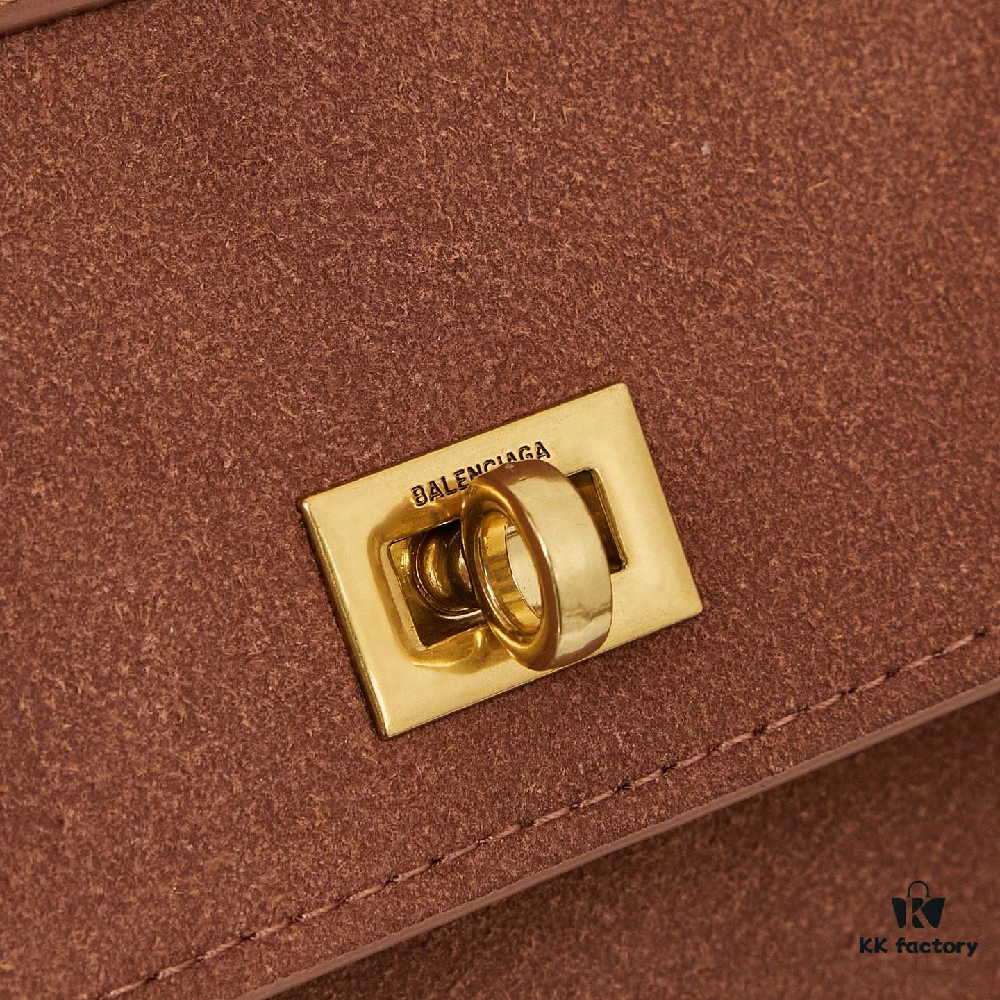 Small Matte Black BALENCIAGA Paris Fashion! RODEO Series Handbag Crossbody Bag - 100% Italian Imported Smooth Calfskin Leather