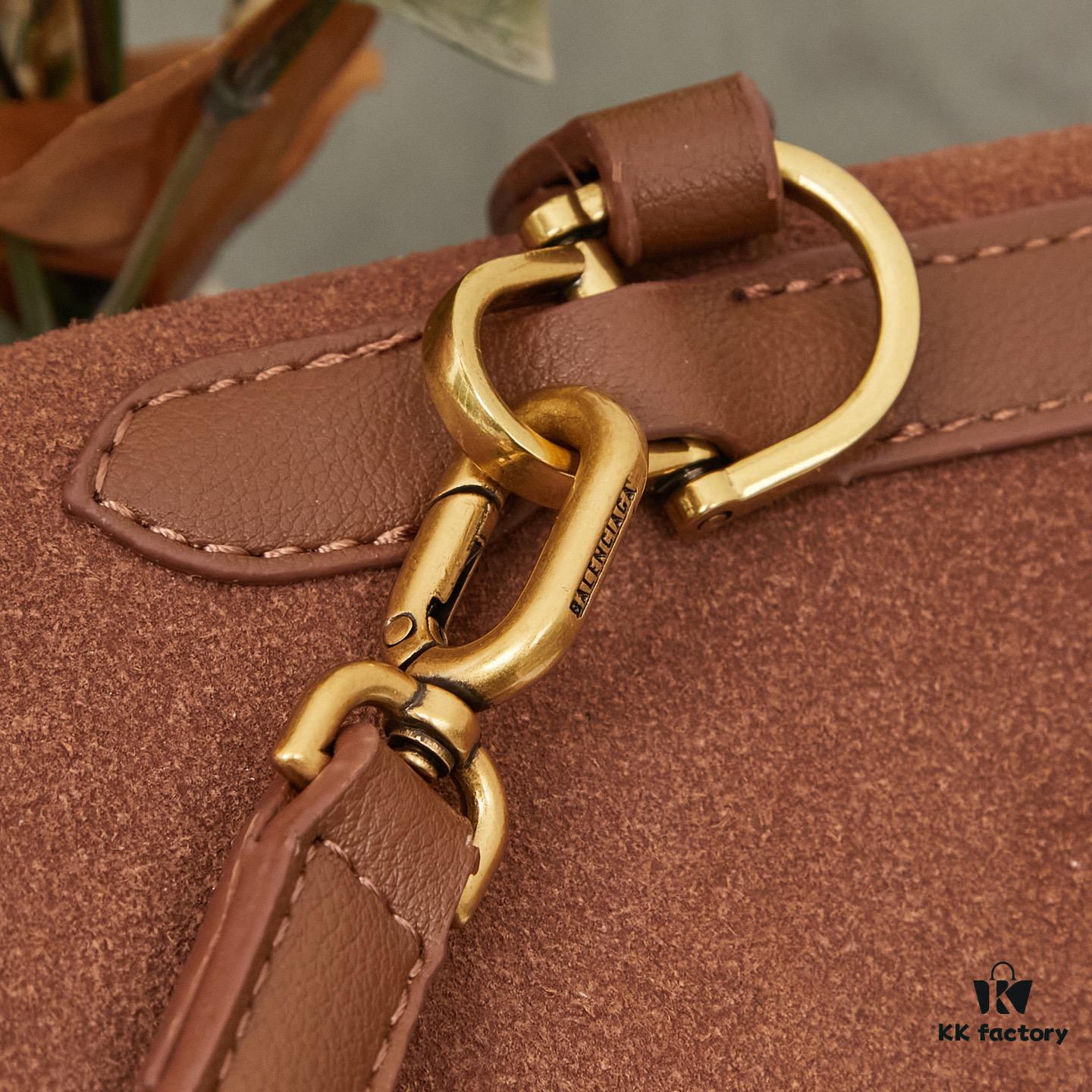 Small Matte Black BALENCIAGA Paris Fashion! RODEO Series Handbag Crossbody Bag - 100% Italian Imported Smooth Calfskin Leather