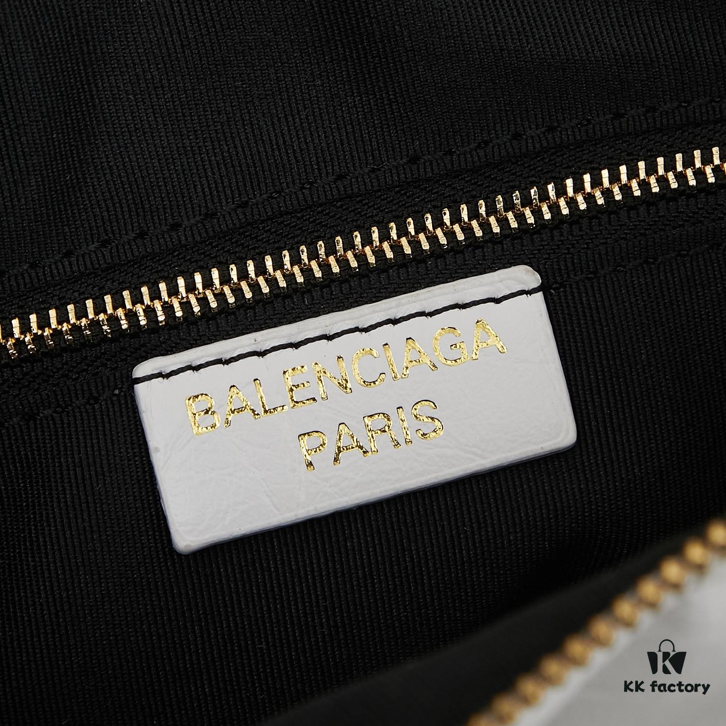 Balenciaga Large Paris Tote Bag in Soft Leather, Model No. 6906, Size 28x23x11