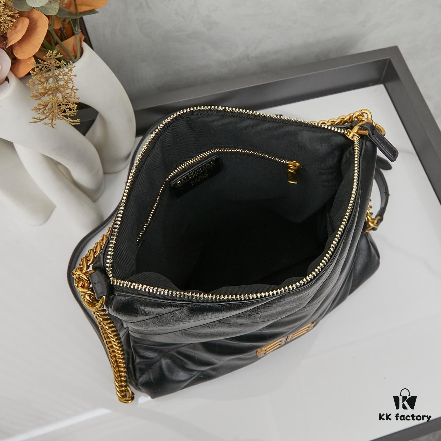 Balenciaga Large Paris Tote Bag in Small Size with Box, Model 6906, Dimensions 28x23x11