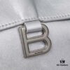 Large Silver Buckle Bag (With Box) Balenciaga Latest Long Handle Hourglass Tote