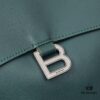 Large Silver Buckle Bag (With Box) Balenciaga Latest Long Handle Hourglass Tote