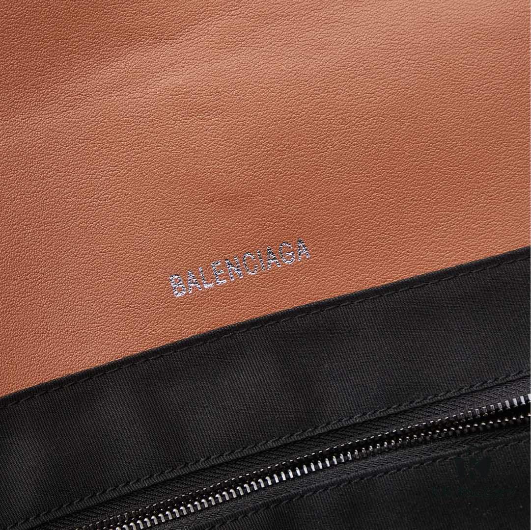 Large Silver Buckle Bag (with Box) Balenciaga Latest Long Handle Hourglass Tote