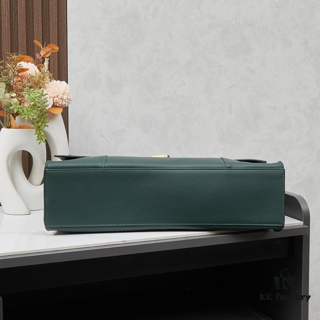 Large Golden Buckle (With Box) Balenciaga Latest Long Handle Hourglass Tote Bag