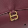 Large Gold-Plated Buckle Bag (With Box) Balenciaga Latest Long Handle Hourglass Tote
