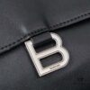 Medium Silver Buckle 💰 (With Box) Balenciaga Latest Long Handle Hourglass Bag