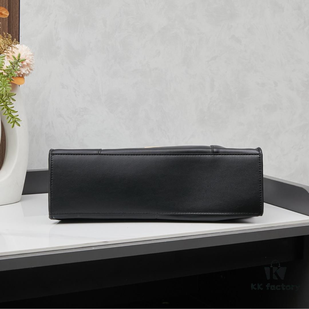 Medium Gold-Button Balenciaga Hourglass Tote Bag (with Box)