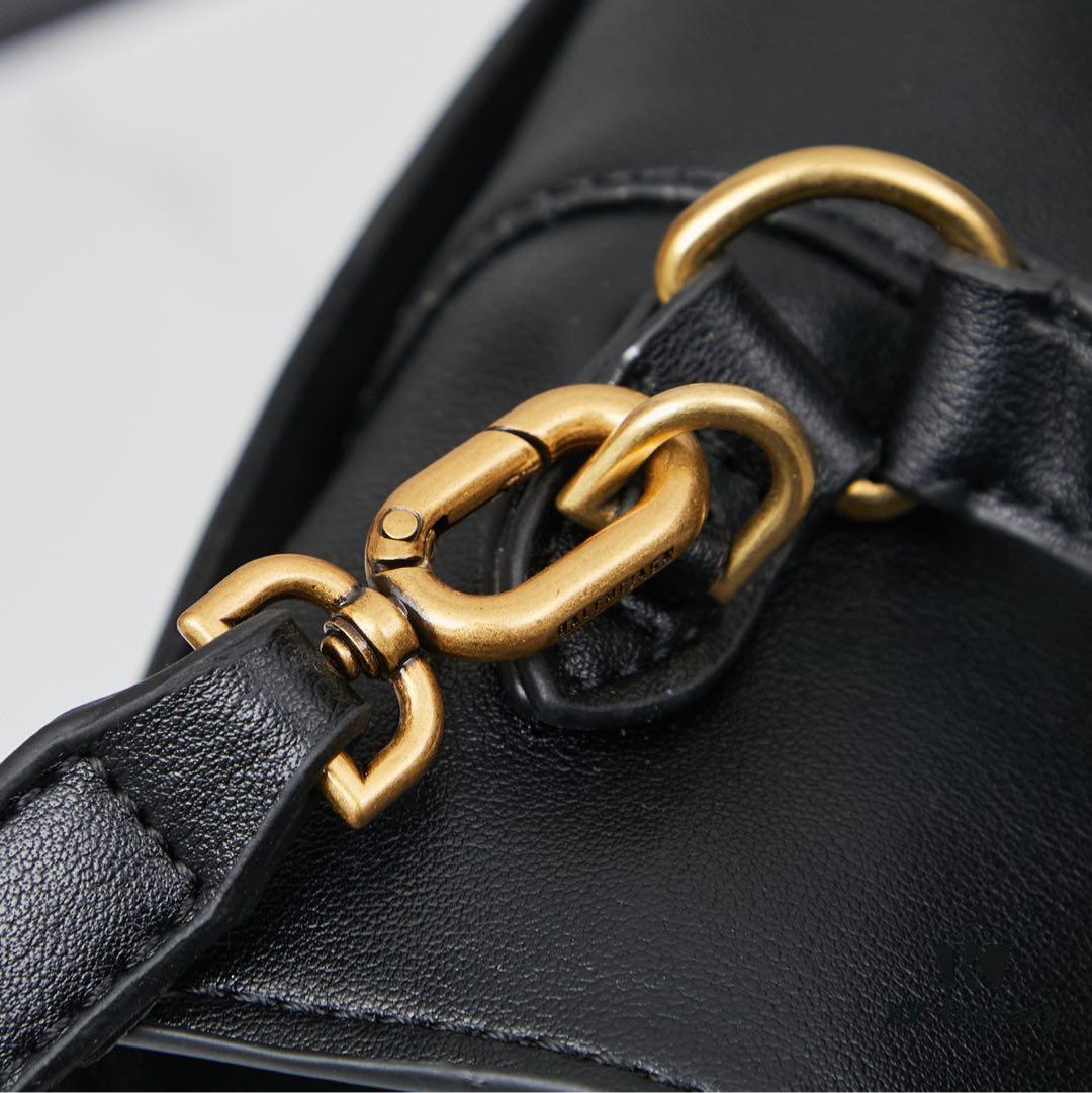 Medium Gold-Button Balenciaga Hourglass Tote Bag (with Box)