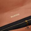 Medium Gold-Trim Balenciaga Hourglass Tote Bag with Box (Latest Collection)